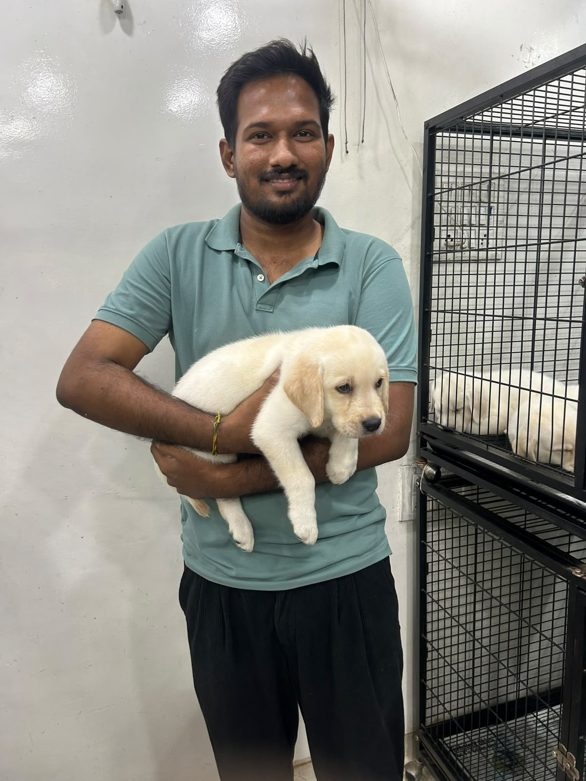 Client with dog