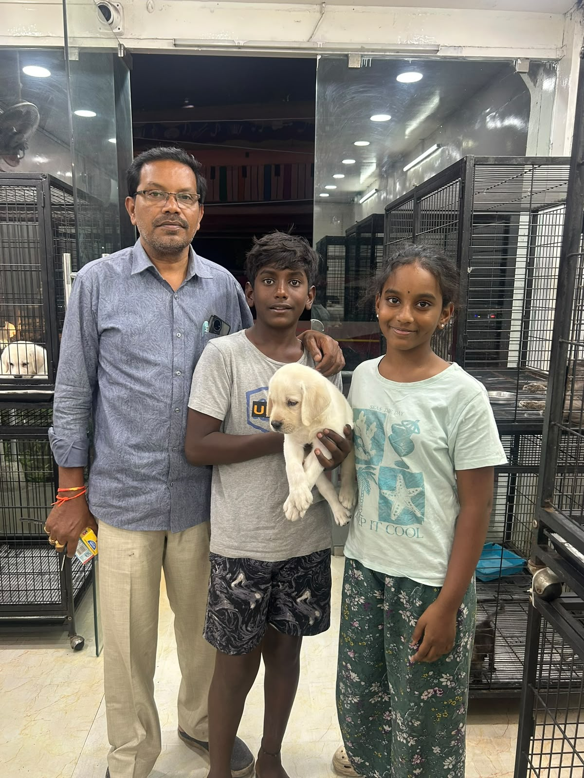 Client with dog